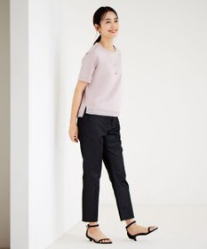 J.PRESS LADIES L 【接触冷感】コットンスムース カフス袖 カットソー