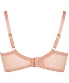 WACOAL 【リボンブラ 脇すっきり】 ブラジャー 脇高設計 着やせシルエット 谷間をメイクしてキープ Gカップまで対応 大きいサイズ レディース BRB433 /ワコール