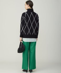 ICB ウォッシャブルライトウール ストレートパンツ