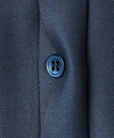 ICB L 【洗える】ウールワッシャーツイル シャツドッキング ワンピース