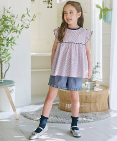 組曲 KIDS 【110-140㎝】 サマーチェックチュニック