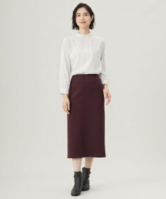 J.PRESS LADIES L 【WEB限定カラーあり・洗える】ダンボール ナロー スカート