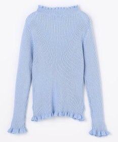 組曲 KIDS 【110-140㎝】フラワードット リブニット