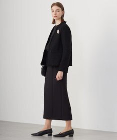 ICB 【CLASSY.1月号掲載】ルレックスツイード ノーカラージャケット