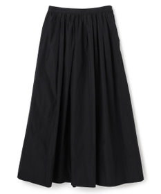 uncrave メモリータフタ フレアスカート