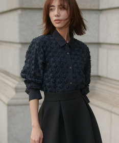 美品 アマカ ジオメトリックシアーブラウス 洗える 幾何柄 インナー付 38 楽天市場】ワンピース レディース ロング 半袖 ジオメトリック柄