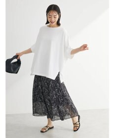 Green Parks 冷っとすずやか　ドルマンカット５分袖プルオーバー