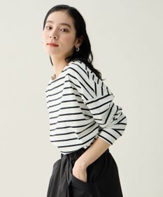 ANY L コクーンボーダープルオーバー