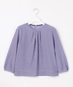 J.PRESS LADIES S 【WEB限定カラーあり】ストライプジャカード フロントタック カットソー