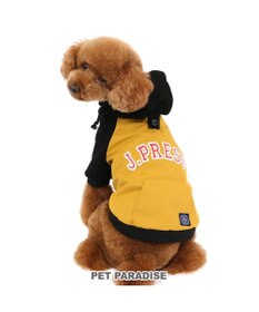 PET PARADISE J.PRESS ウィンドパーカー フード付き《イエロー》 小型犬