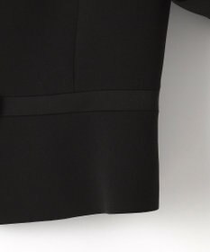 組曲 NOIR 【洗える】ウォッシャブルストレッチバックサテン ジャケット＋ワンピース