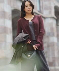 uncrave 【モデル村岡美里さん × uncrave STANDARD】ニットジャケット