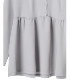 earth music&ecology ペプラムカットプルオーバー