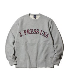 J.PRESS MEN 【J.PRESS ORIGINALS】FABRIC LOGO SWEATSHIRT