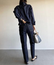 woadblue ＜坪田あさみさんコラボ＞RIGID HIGHRISE ハイライズストレート デニムパンツ