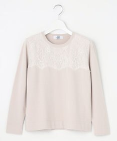 J.PRESS LADIES 【洗える】DÉCOR レース ニット