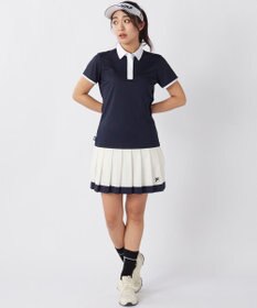 FILA GOLF／marie claire 【FILA GOLF】アクセントカラー半袖ポロシャツ