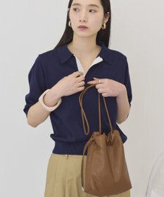 AMERICAN HOLIC 襟付き配色ニット