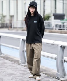 WEGO 【ユニセックス着用ITEM/MLサイズ展開】ガールプリントT（LS）