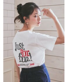 earth music&ecology Ｌｅｅ×ｅ．ｍ．ａ．ｅ　ＬＯＧＯ　Ｈ／Ｓ　ＴＥＥ