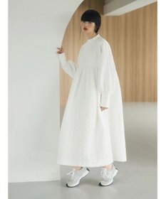 Green Parks armonia．異素材切替ワンピース