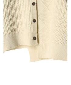 Green Parks ＫＢＦ　２ＷＡＹパッチワークニットカーディガン