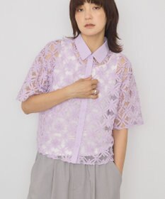 AMERICAN HOLIC アートレース半袖シャツ