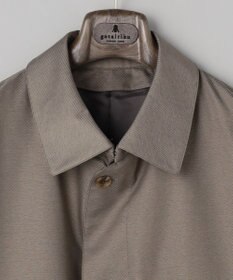 GOTAIRIKU 25年新作/3シーズン対応【防水/軽量/シワになりにくい】メランジカルゼ ステンカラーコート_無地