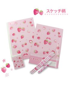 Mother garden マザーガーデン 野いちご ステーショナリー セット 《スケッチ柄》