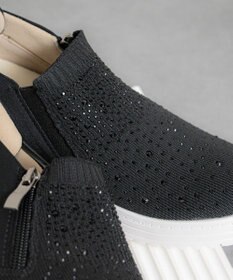 Bridget Birkin 【Round About】ラインストーンインヒールスニーカー