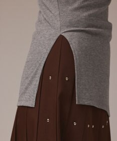 GRACE CONTINENTAL ラメリブジャージトップ