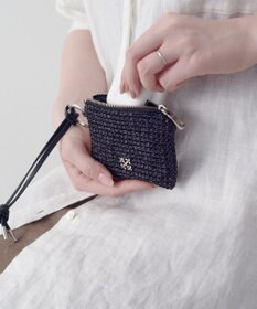 russet ナイロンラフィアスクエアマルチケース(Z-319)