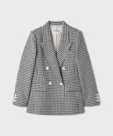 GRACE CONTINENTAL ギンガムダブルジャケット