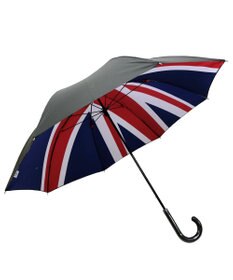 +RING 【プラスリング】【UVカット90%以上】 メンズ向け 雨傘（長）65cm UNION JACK T1329 2重張り傘