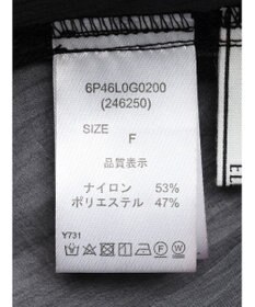 Green Parks ・ＥＬＥＮＣＡＲＥ　ＤＵＥ　シアーバックリボンチュニック