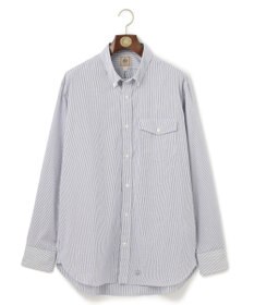 J.PRESS MEN 【KING SIZE】ポプリンマルチストライプ ボタンダウンシャツ