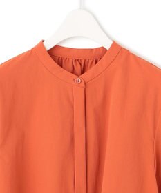 ICB 【接触冷感・UVカット・洗える】ヴィンテージスパンブロード バンドカラーブラウス