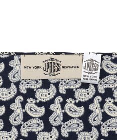 J.PRESS MEN ハンドプリントペイズリー チーフ