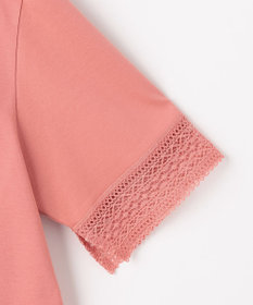 J.PRESS LADIES 【一枚で着映え】コットンスムース レース カットソー