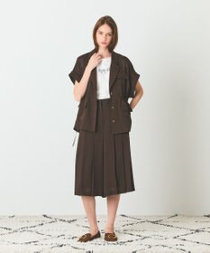GRACE CONTINENTAL プリーツキュロットパンツ