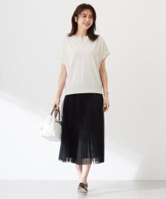 J.PRESS LADIES L 【WEB限定カラーあり・洗える】Vis/Peスパーク バンドカラー ニット