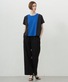 ICB L 【新色追加・UVケア・接触冷感・速乾・防シワ・洗える】 FluidBackSatin  ワイドパンツ