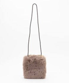 自由区 フェイクファーポシェット