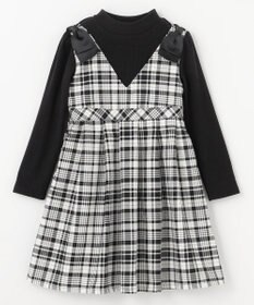 ANY KIDS ドッキングチェックワンピース