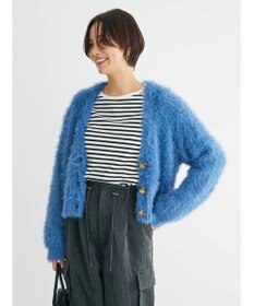 Green Parks ・Ｐｅｔｉｔ　Ｆｌｅｕｒ　シャギーニットカーディガン