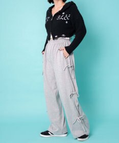 WEGO サイドリボンスウェットパンツ