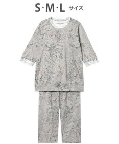 tsumori chisato SLEEP ツモリチサト パジャマ 綿100%(本体) 天竺素材 7分袖 長袖 8分丈 レディース UDT216 /ワコール