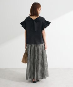 Green Parks Ｉ　ラウンド切替柄ギャザーボイルスカート