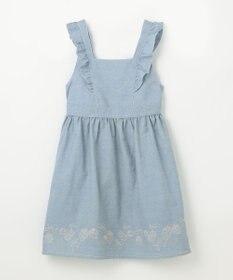 ANY KIDS 【チェリーベリーシリーズ】フルーツ 刺繍 ジャンパースカート