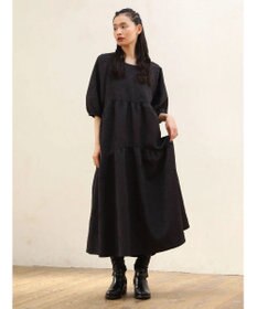 Green Parks ■ＥＳＣＡＲ　エンボスティアードワンピース